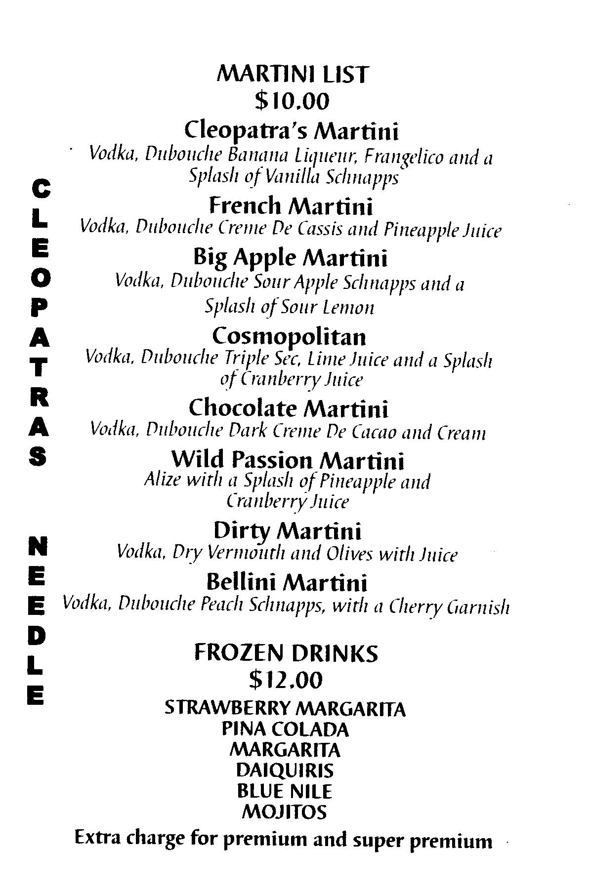 martinis